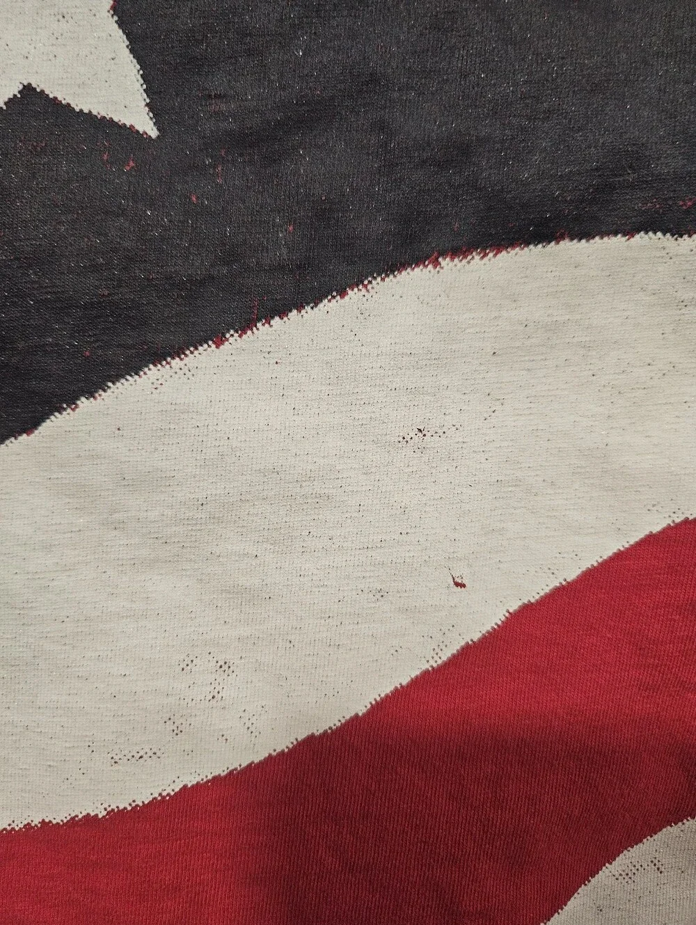 Childrens Place Kids Red White and Blue Flag Graphic Tee - Size 10/12